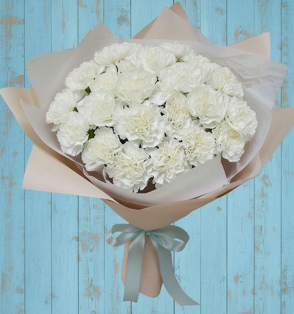 Букет цветов из: Гвоздики в Марковский