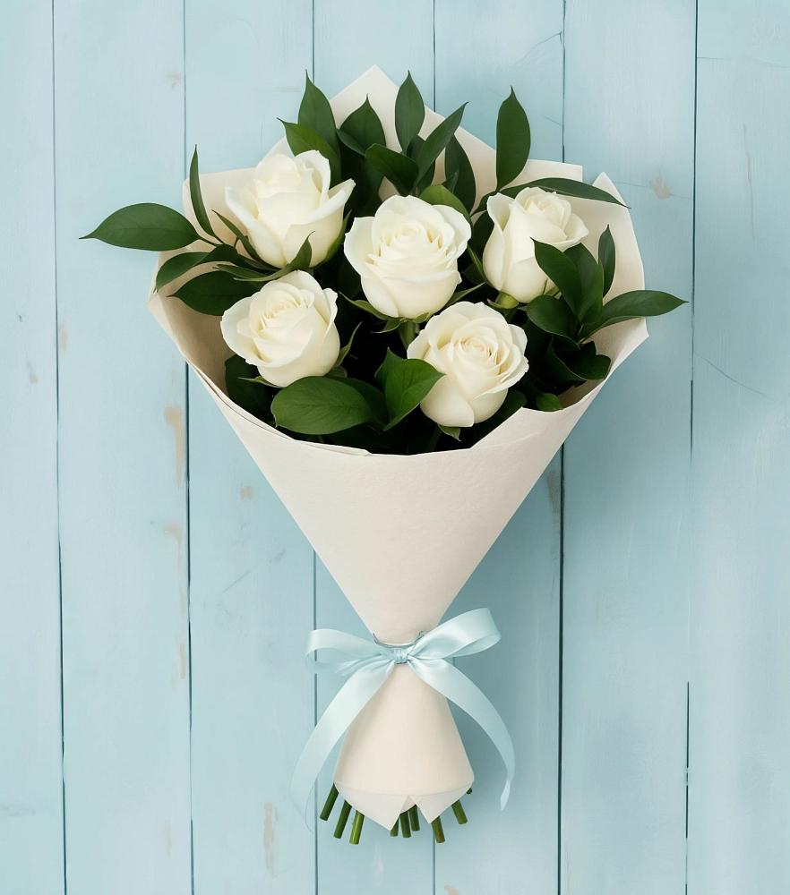 Букет цветов из: Розы в Марковский