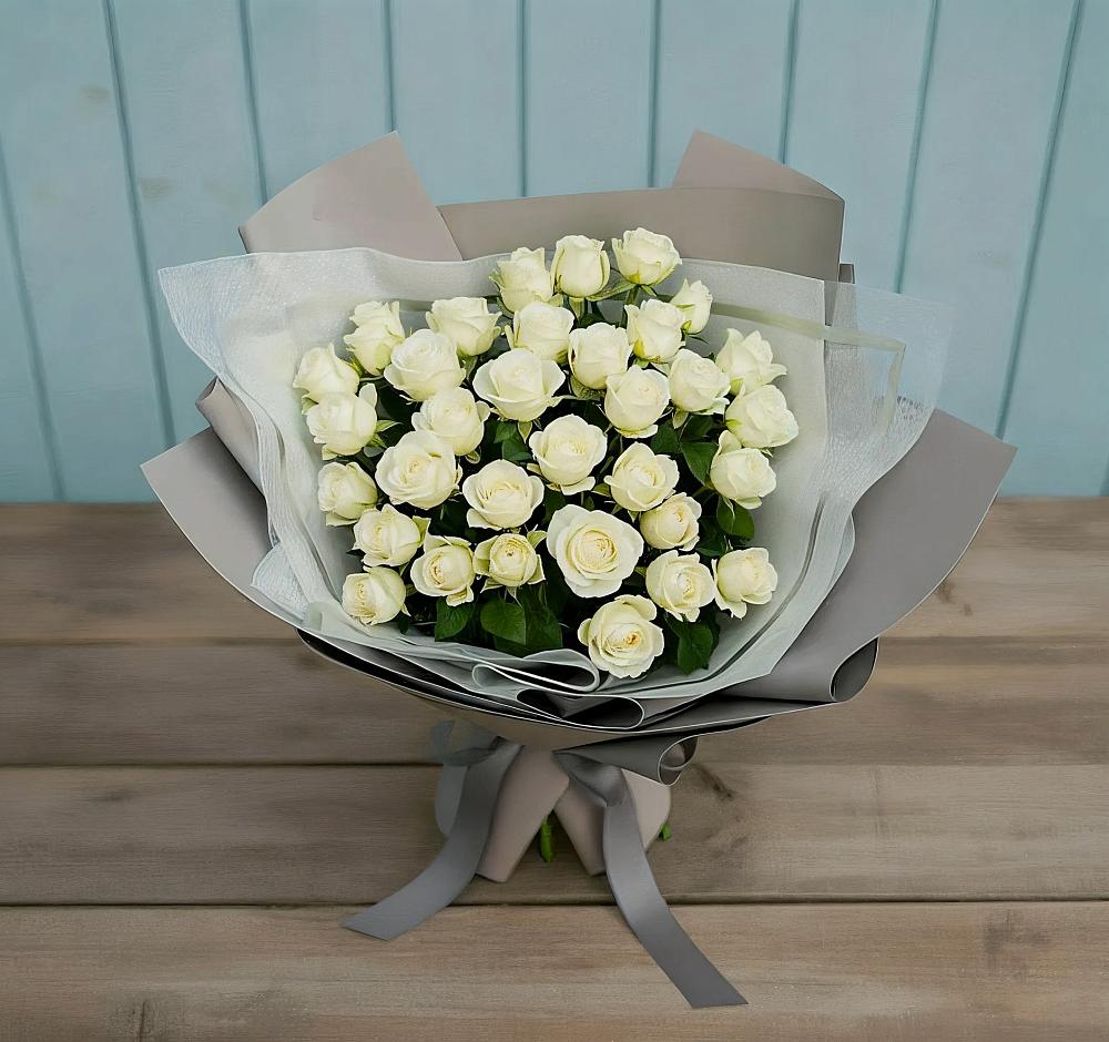 Букет Белоснежная нежность в Марковский