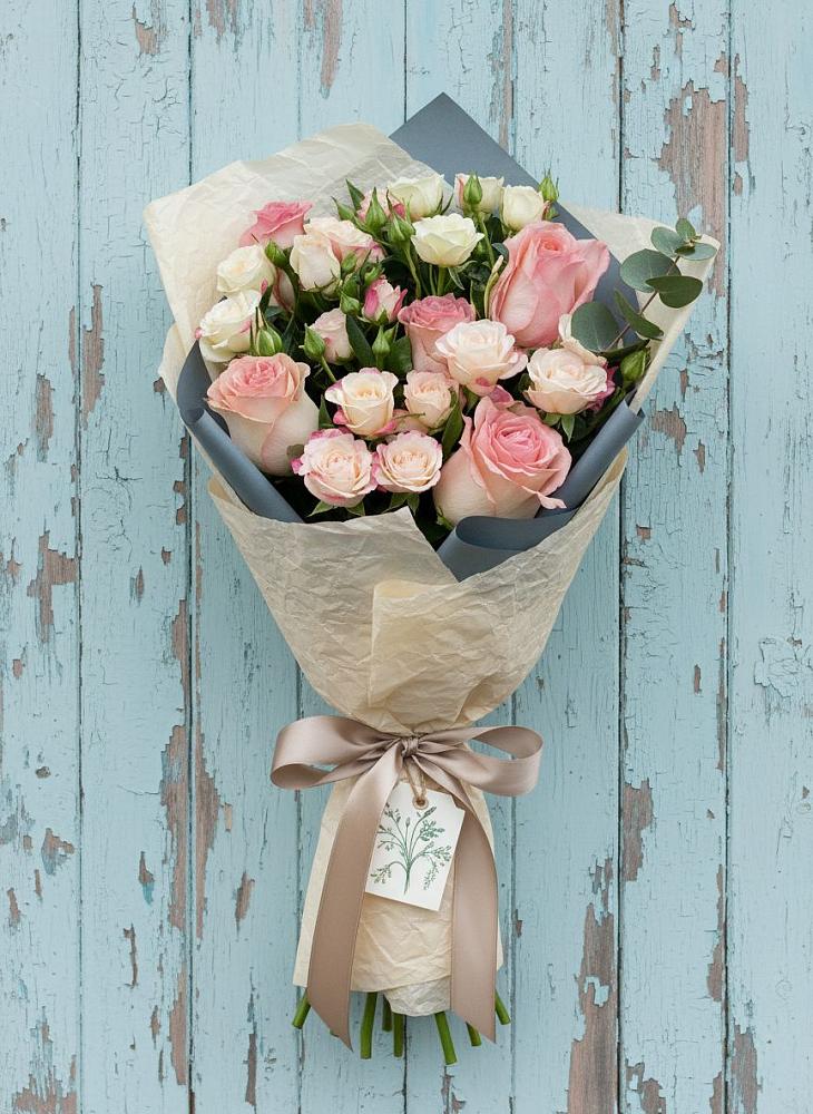 Букет цветов из: Розы в Марковский