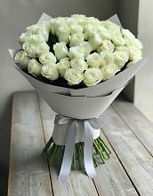 Букет 35 Белых роз в Марковский