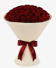 Букет 101 Бордовая роза Блэк Бакарра в Марковский