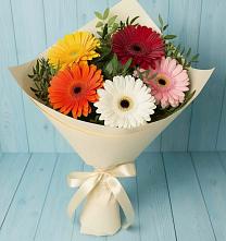 Букет цветов из:  Герберы в Марковский