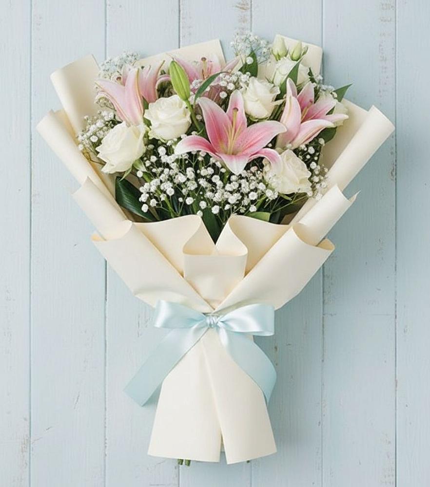 Букет цветов из: Лилии в Марковский