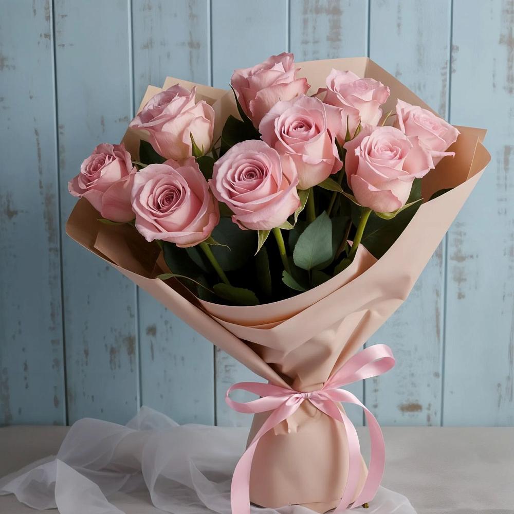 Букет цветов из: Розы в Марковский