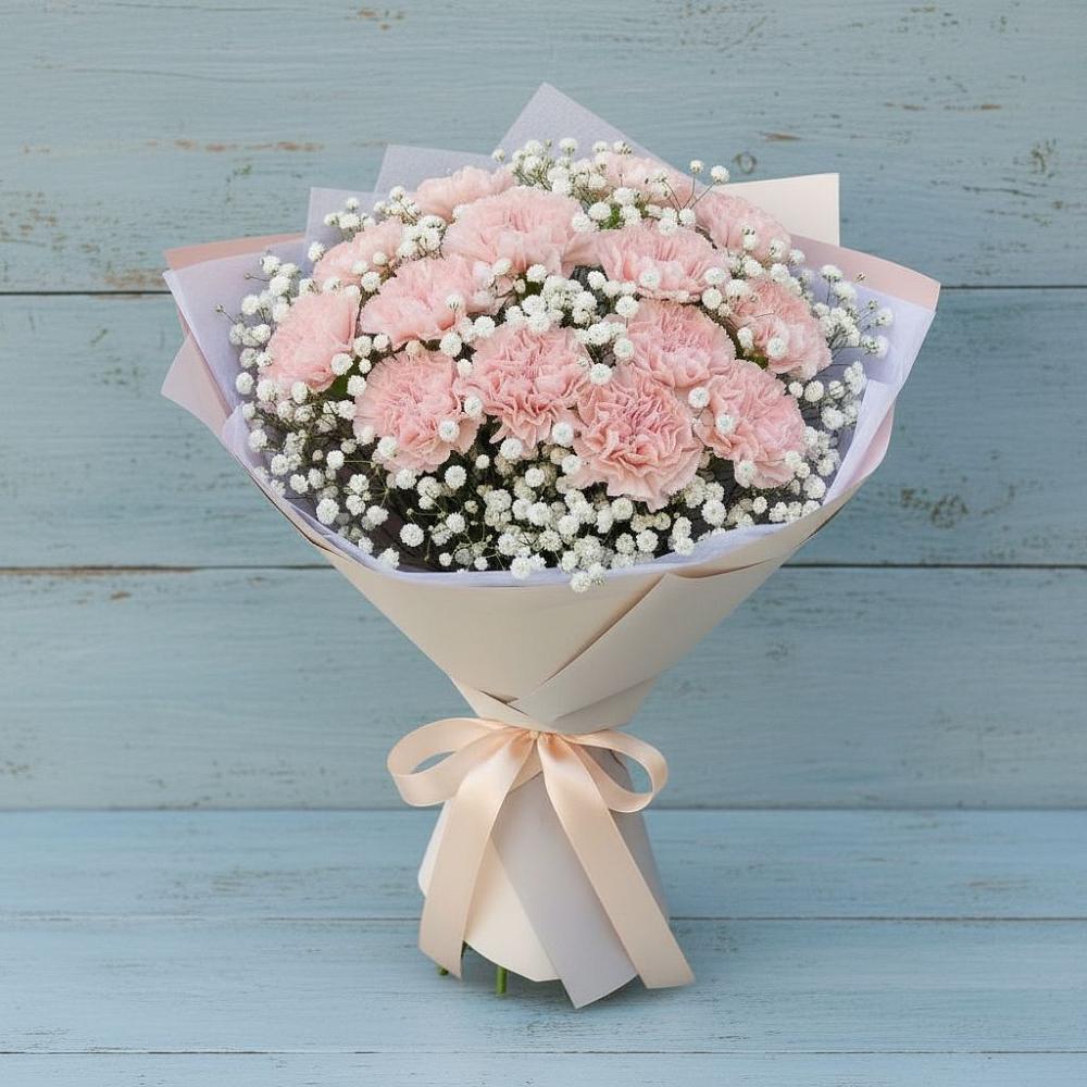 Букет цветов из: Гвоздики в Марковский