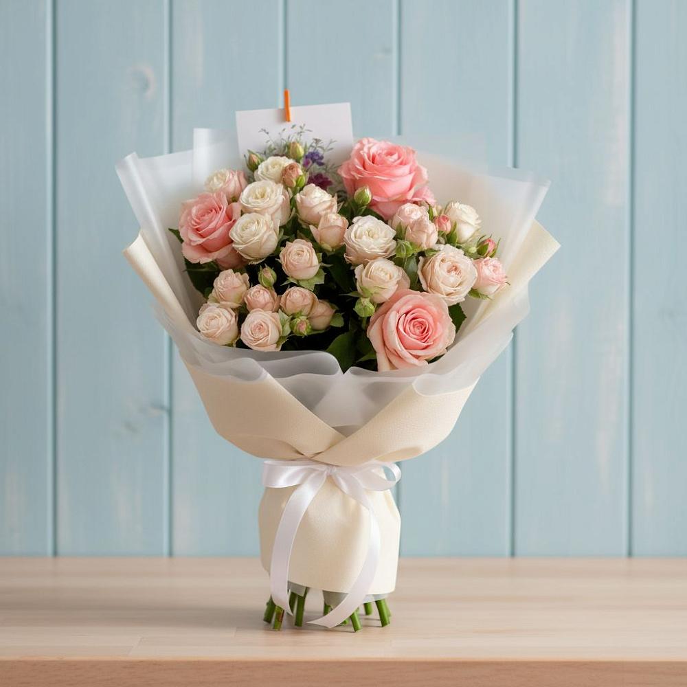 Букет цветов из: Розы в Марковский