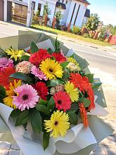 Букет цветов из:  Герберы #REPLACE_PRED# Марковский