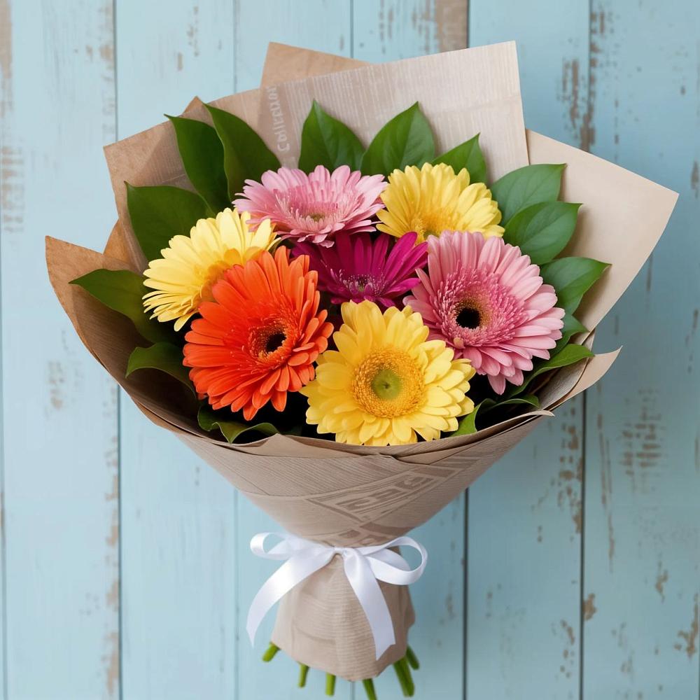 Букет цветов из: Герберы в Марковский