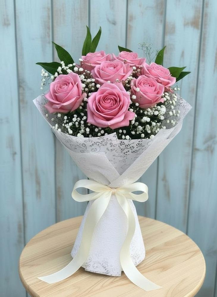 Букет цветов из: Розы в Марковский