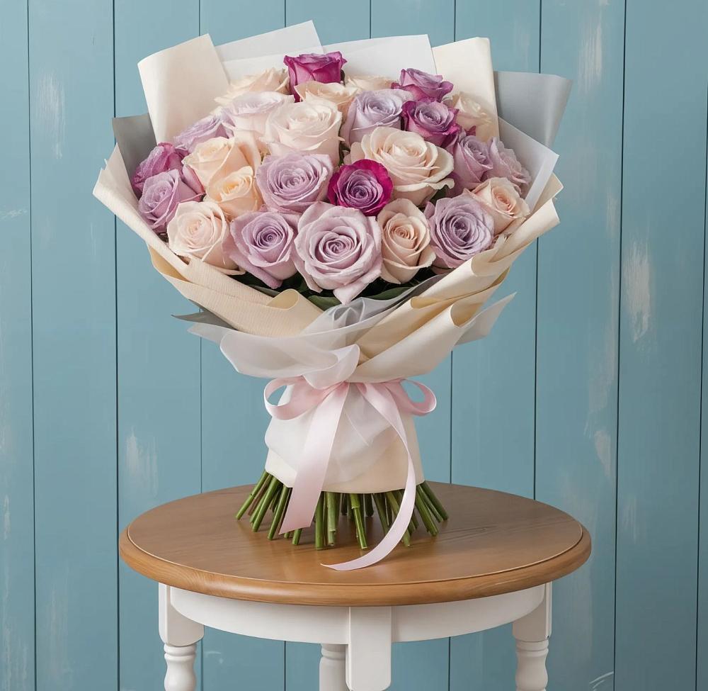 Букет цветов из: Розы в Марковский