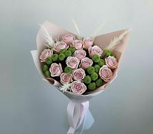 Букет цветов из:  Розы и Хризантемы в Марковский