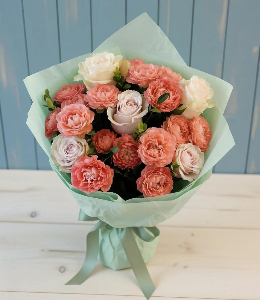 Букет цветов из: Розы в Марковский