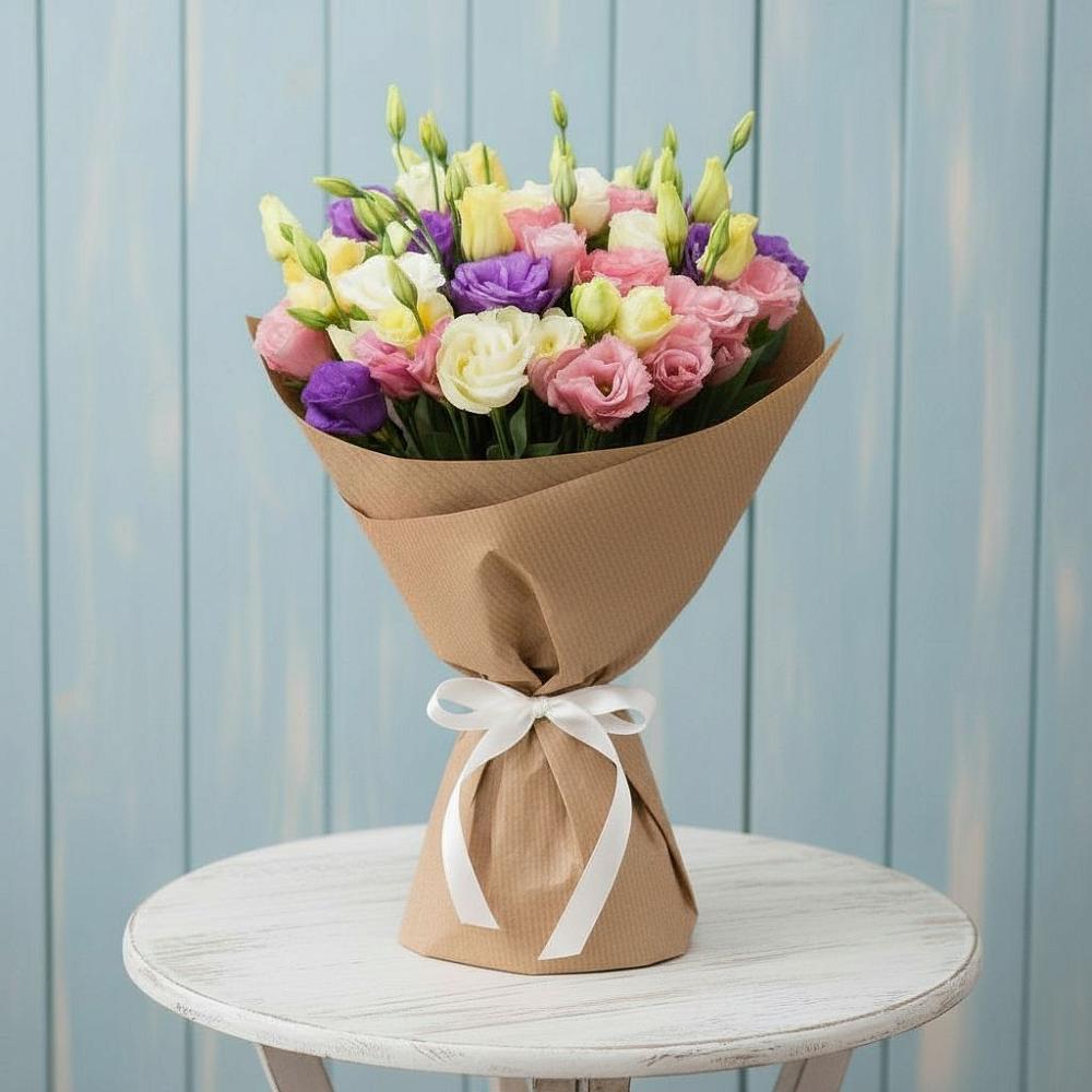 Букет цветов из: Лизиантусы в Марковский