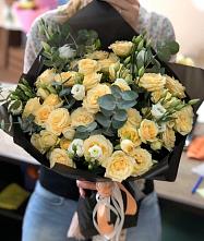 Букет цветов из:  Розы и Лизиантусы #REPLACE_PRED# Марковский