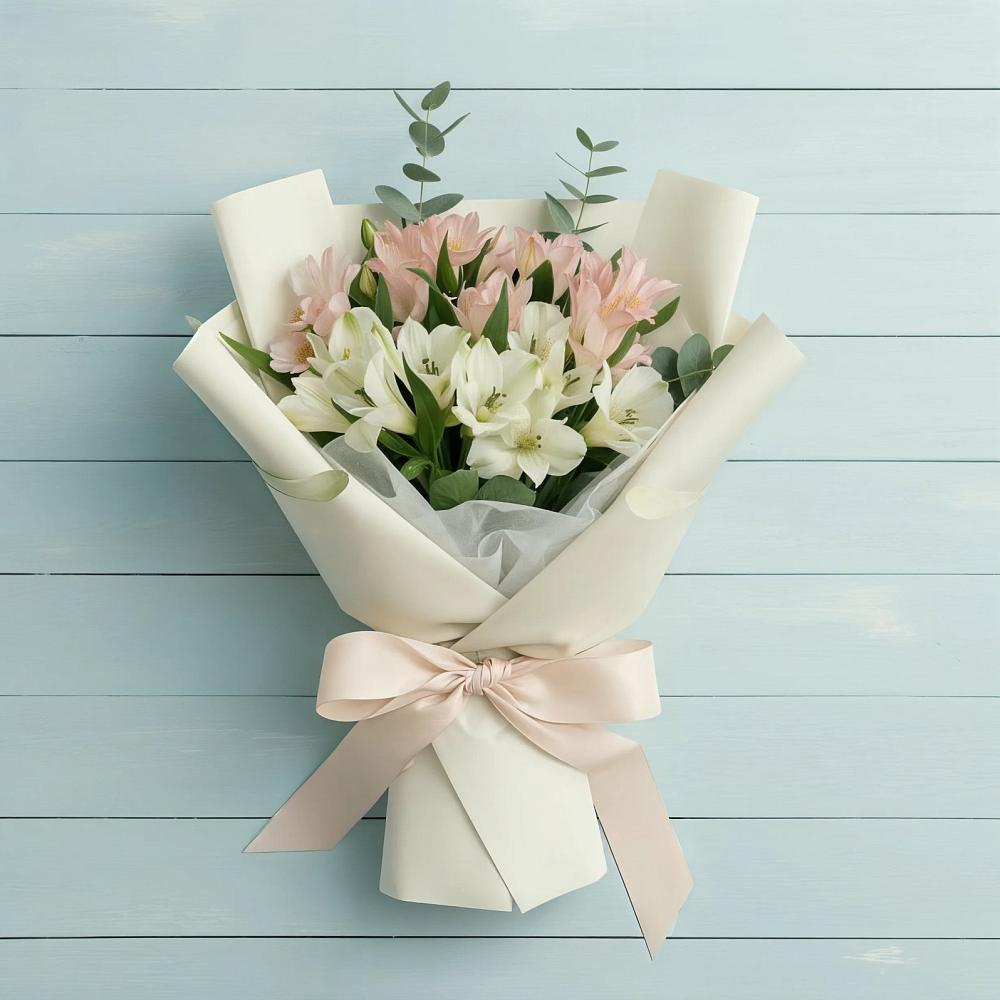 Букет цветов из: Альстромерии в Марковский