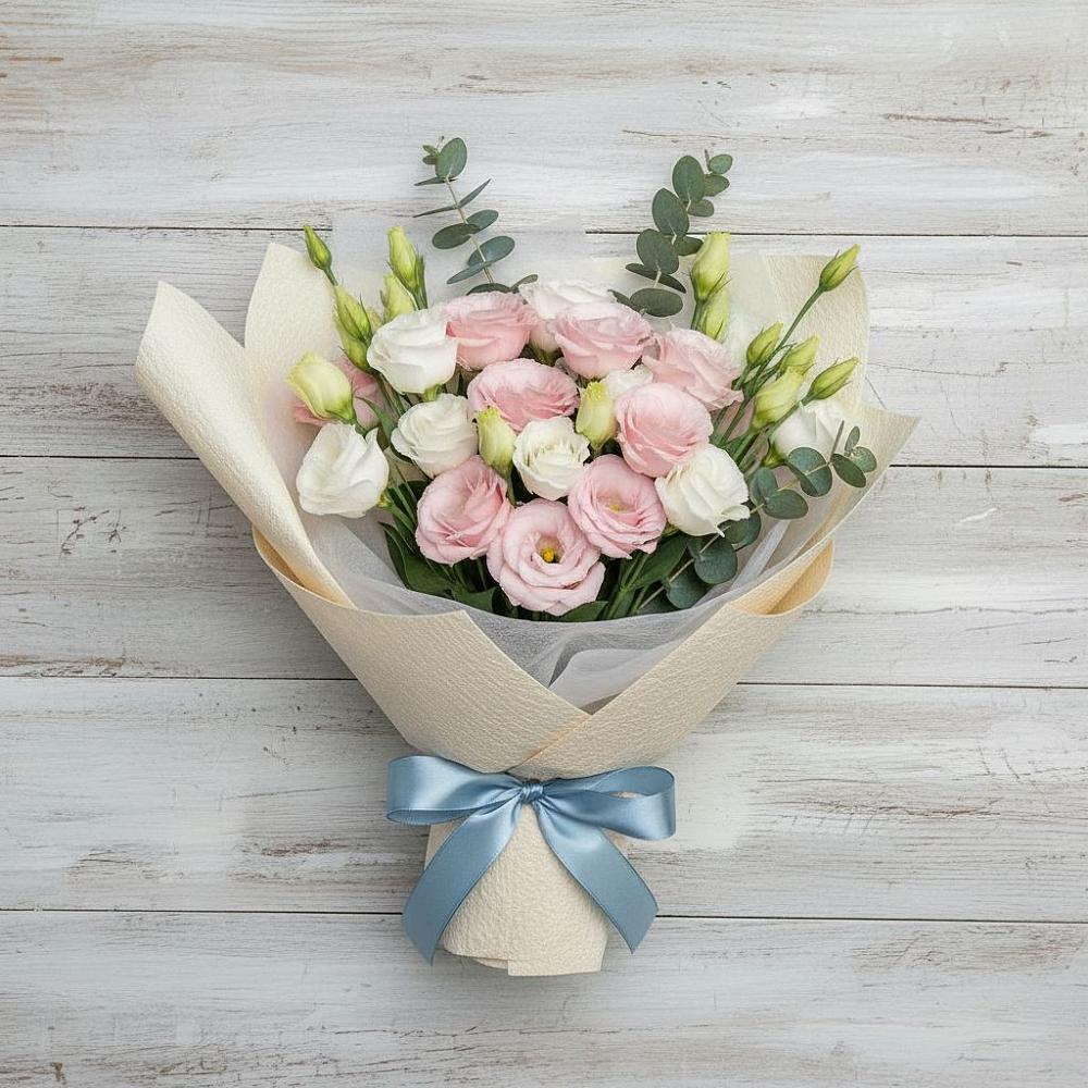 Букет цветов из: Лизиантусы в Марковский